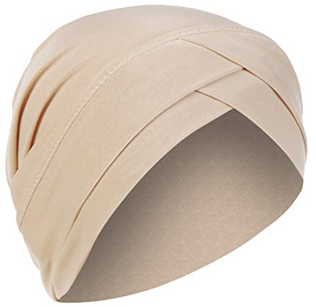 callmo Kopftuch für Frauen Kopfbedeckung Damen Chemo Kopfbedeckung Im Voraus Gebunden Set Plissiert Headwrap Schals Gap Mütze Damen Chemo Kopfbedeckung Damen Turban