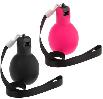 predolo 2 Stück Handpfeifen Sportpfeifen mit Lanyards Manuelle Outdoor Pfeifen für Indoor Outdoor Basketball Walking