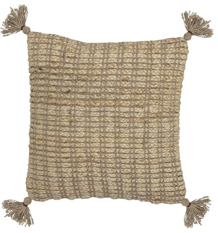 Bloomingville Felina Kissen, Natur, Jute, L45xB45 cm