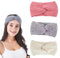 Lot de 3 bandeaux tressés en tricot épais, pour enfants et filles, cache-oreilles, chauds et élégants