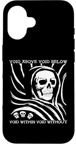 Hülle für iPhone 16 Void Above Below Within Without Death Dark Gothic Leere