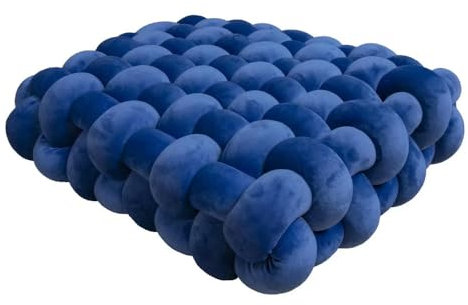 ROCILA Knoten Plüsch Kissen Nordic Square gefüllte Kissen Sofa dekorative Plüsch Kissen Büro Schlafen zurück Fllor Kissen Dekor