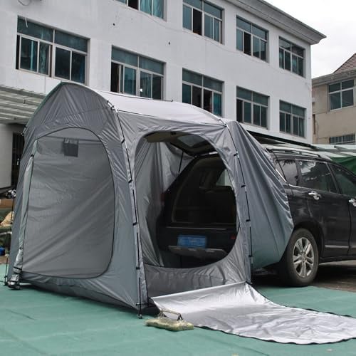 Autozelt für Fi-at Doblo Pickup 2000-2021 2022 2023 2024 Doblo, Campingzelt -Zelt -Auto Heckklappe Zelt Markisen Zelt, Wasserdicht Regendicht Lange Reisen Autozubehör,D