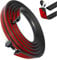 Flexible Cable Duct Base, 20mm (B) x 10mm (H) x 1m Mini Cable Duct, Cable Duct, Flexible Cable Cover, Self Adhesive, for All Cables, Household, Office, School, Cable Duct for Hiding 1 Cable, Black