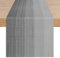 ViaElayu Camino de Mesa Moderno Gris Lavable Centros Decorativos de Mesa Rayas Textura Rustico Centros de Mesa Decoracion Otoño para Bodas, Fiestas, Festivales, Cumpleaños 40x140 cm