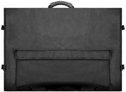 Hklshyd Monitor Carrying Case Computer Monitor Bag with Pockets Adjustable Travel Carrying Case for 24-27In Desktop Monitor,B