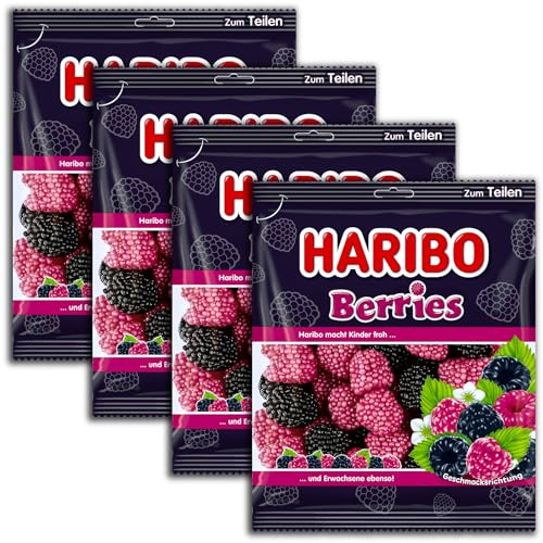 4 er Pack Haribo Berries 4 x 175g