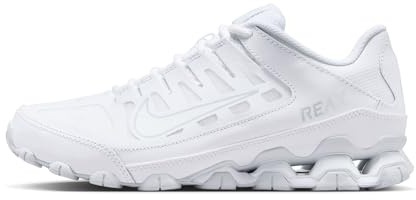 Nike Women's Reax 8 Trainer Sneaker, White/White-Pure Platinum, 4 UK