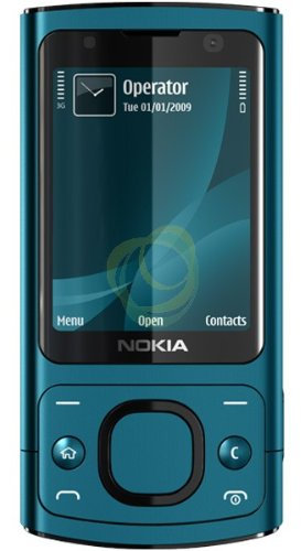 Nokia 6700 Slide Téléphone portable Quadribande Bluetooth Bleu pétrole