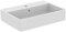 Ideal Standard Lavabo da appoggio strada k0781ma, Bianco Ideal Plus, H: 145, B: 600, T: 420, 1 rubinetto foro centrale durchgestochen, con troppopieno