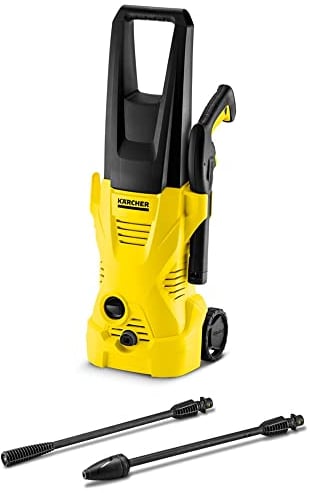 Kärcher K 2 - Idropulitrice a Freddo, 110 Bar, 360 L/H, 20 M²/H di Pulizia, Pistola Alta Pressione, 2 Lance, Tubo da 4 m