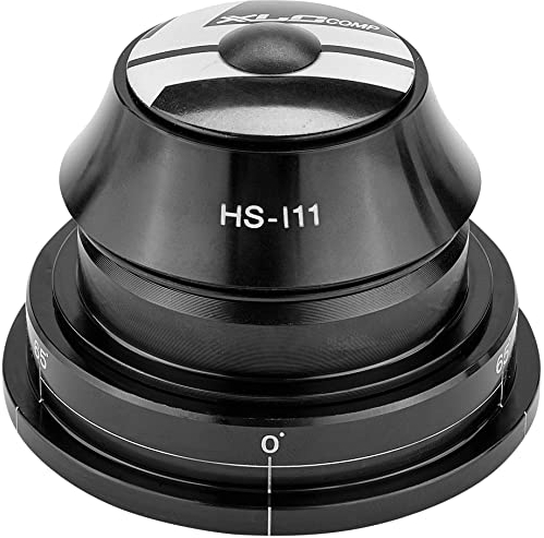 XLC Zubehör Comp A-Head-Steuersatz HS-I11 1 1/8-1.5 Zoll Tapered semi integriert, schwarz, 2500508900