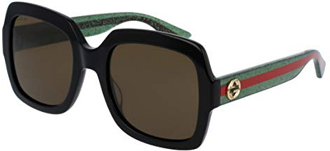 Gucci Sonnenbrille GG0036S-2-54 Rechteckig Sonnenbrille 54, Schwarz