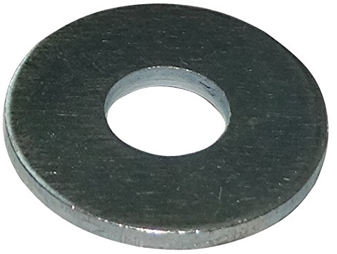 AERZETIX - C17728-100 x rondelle piatte - M6 Ø 18 mm H1,6 mm - DIN9021 - Acciaio zincato