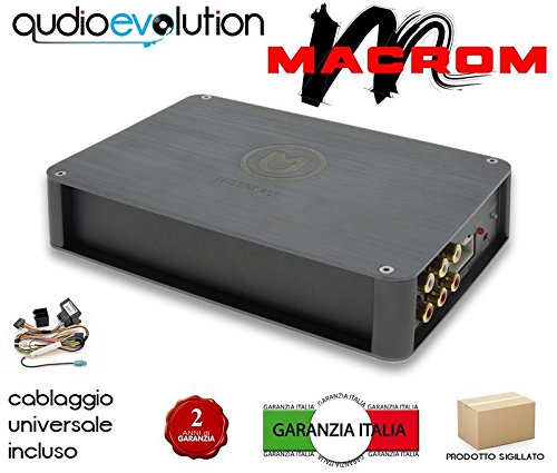 MACROM M-DSPA.401 Verstärker 4 CH mit DSP Innenraumlüftung, TRAMITE APP, CABLAGGIO PLUG AND PLAY GRUPPO VOLKSWAGEN, HYUNDAI, BMW, MERCEDES