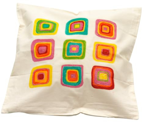 Betzold Kissenhülle - 100% Baumwolle 39 x 39 cm Kissenbezug mit Reißverschluss waschbar