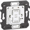 BTICINO Scenario Entra/Esci Living Now K4570CW, Comando Centralizzato per Luci, Tapparelle e Prese Smart, Interruttore WiFi con Batteria, Superficiale, Controllo da Remoto, Automazioni, Smart Home