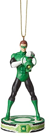 DC Comics by Jim Shore, Figura de Linterna Verde para colgar, Multicolor, Enesco