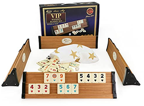 Kompakt Rummy Set/VIP Ahsap Okey SETI mit Melamin Steine Orta Boy