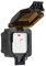 Knightsbridge OP63N Outdoor Weatherproof Switched Fused Spur with Neon, Black, 153.0 mm*110.0 mm*110.0 mm
