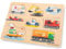 New Classic Toys 10432 Peg Puzzle-Transport-8 Pieces-FSC 100%-Certified Wood