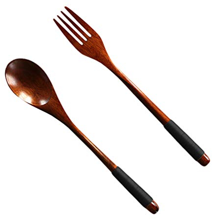 Cabilock Set De Couverts avec Fourchette Et Cuillère Ustensiles pour Usage Design Simple Et