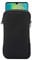 Neopren Handyhülle Mesh Tasche Lanyard Hülle für iPhone 16 Plus 15 14 13 Pro Max Samsung Galaxy S24 Ultra S23 Ultra A15 A14 A04s A23 A13 A03 A04 OnePlus 11 Pixel 8 Pro (XL, Schwarz)