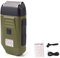 ABHI Elektrorasierer Rasierapparat Kabellos mit Doppelspur Präzisionstrimmer Retro Wasserdicht USB Aufladung Folienrasierer Herren Elektrisch Nass und Trockenrasierer - Grün