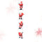 Holibanna Kletterender Weihnachtsmann 4 Weihnachtsmann Klettern auf Seilleiter animierte Weihnachtsschmuck für Weihnachtsbaum Xmas Party Outdoor Home Dekoration Leiter Dekor
