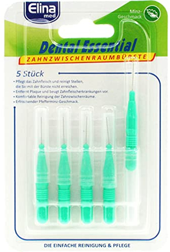 Interdentalbürste, Elina, 5 Stück auf Karte | Zahnbürste für Zahnzwischenräume