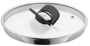 WMF Click&Serve Pfannen- Topfdeckel 20 cm, stapelbar, Glasdeckel mit Schmetterlingsgriffe, spülmaschinengeeignet