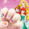 Nagelsticker,Selbstklebend Nagelaufkleber 6 Blatt Cartoon Prinzessin Nail Art Abziehbilder DIY Nail Art Dekoration für Frauen Mädchen Kinder