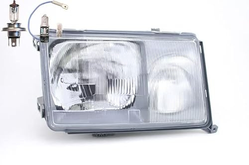 Johns, Scheinwerfer Halogen passend für Mercedes W124 12/84-08/89 Rechts + Leuchtmittel