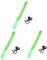 CLISPEED 3 STK Kickboard Schwimmen Kinder Handgelenkwaschband beintasche Coole Aschenbecher Stahl Schlagband leichtes Armband gebührenpflichtig Armbinde Armschlaufe mit Lichtern