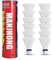 MANJHONG Federbälle Nylon Badminton Bälle für Anfänger, Freizeit, Training, Indoor und Outdoor Spiele, (Kork) 12er Weiß