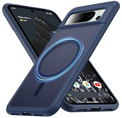 für Google Pixel 8 Pro Hülle [Translucent Matt] für Pixel 8 Pro Case Dünn 6.7'',Ozeanblau