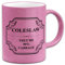 Co-Worker Nicknames (Coleslaw) Funny Novelty Pearl Glitter Mug - Pink