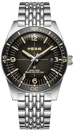 SEA-GULL Seagull 1064 Automatische mechanische Uhr, Deep Ocean, Herren, mechanische Uhr, 200 m, wasserdicht, 40,5 mm, 316L Präzisionsstahl, Luxus-Automatikuhr