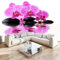 Vlies Fototapete Fotografie Orchideen Zen-Steine - Foto Tapete Schlafzimmer Wohnzimmer Moderne Vliestapete 350 x 256 cm Wandtapete Motivtapeten Bildtapete 3D Effekt Wand Dekoration
