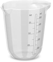 Mepal - Verre doseur en plastique Chef it - Graduation gravée facile à lire - Poignée ergonomique - Matériau léger - 500 ml - Transparent