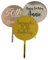 Personalised Luxury Mirrored Cake Topper - Gold, Silver, Rose Gold Acrylic Circle. Any Occasion, Age or Text. 1st Birthday - 21st - 18th - 80th - Baby Shower - Anniversary - Wedding - Retirement