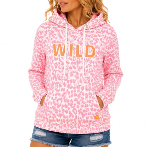 Zwillingsherz Damen Pullover Hoodie Sweatshirt Pulli Hoody mit Kapuze Damenbekleidung Herbst Übergangspullover Moin Hoodie Kapuzenpullover Wintermode Frauen