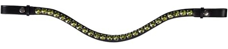 HKM Cherry Browband Apple Green Pony