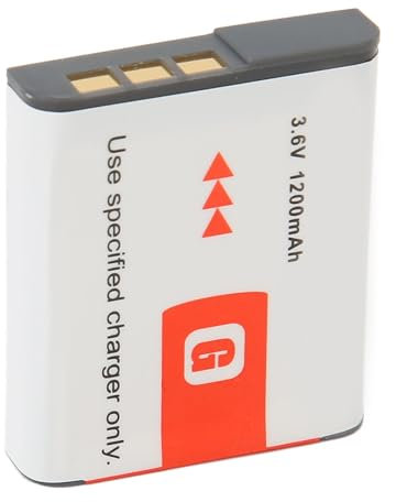 Keenso NP BG1 Battery Remplacement de 3,6 V 1200mAh Ultra Slim Design Camera Camera Lithium Lithium ION -Battery pour DSC H20 H20 W210 W21 W170 H50, Facile à Installer et à Utiliser