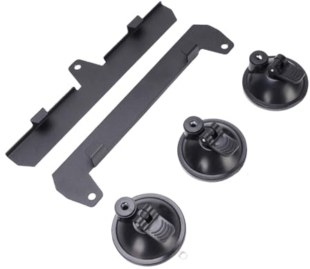 Haofy Suction Cup Tablet Mount for Car Roof, RV, SUVs with Aluminum Alloy, ABS Material, Space-saving Design, Secure Grip, Premium Durability, Easy Installation, Ideal Connectivity,