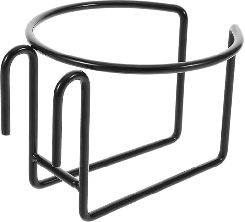 INOOMP Getränkehalter aus Metall mit Rutschfestem Boden für Rollstuhl und Fahrrad Stabiler Flaschenhalter für Kaffee und Wasser Unterwegs Wiederverwendbar