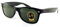 Damen und Herren Sonnenbrille RB 2132 New Wayfarer Größe 55 Schwarz