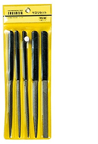 5 piece small size mini file set (High quality, Japanese). Engineer tfs-02