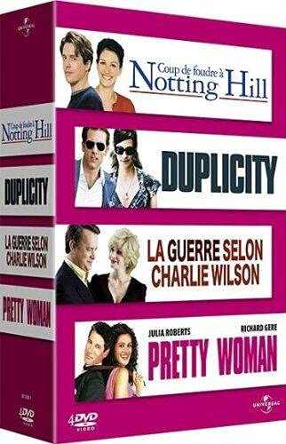 Coffret julia roberts : coup de foudre à notting hill ; duplicity ; la guerre selon charlie wilson ; pretty woman [FR Import]