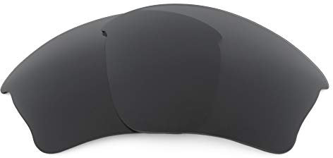 Revant Replacement Lenses Compatible With Oakley Half Jacket XLJ, Polarized, Stealth Black
